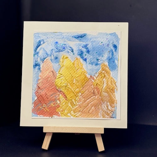 Handgemalte Karten – Kreativkarten Aquarell Nr. 54