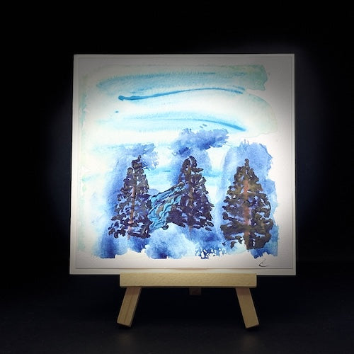 Handgemalte Karten – Kreativkarten Aquarell Nr. 56