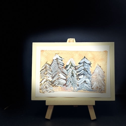 Handgemalte Karten – Kreativkarten Aquarell Nr. 58