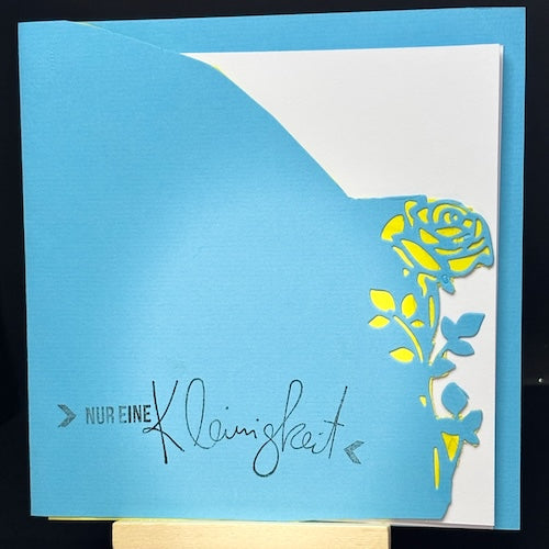 Kreativkarten quadratisch Stanztechnik Nr. 59