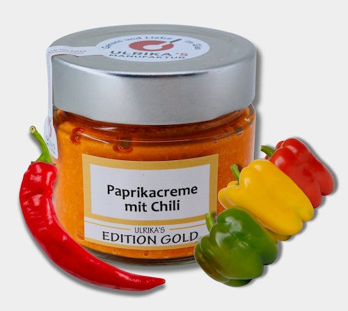 Pesto Bruschetta Paprikacreme mit Chili – Köstlichkeit für Feinschmecker entdecken 150g